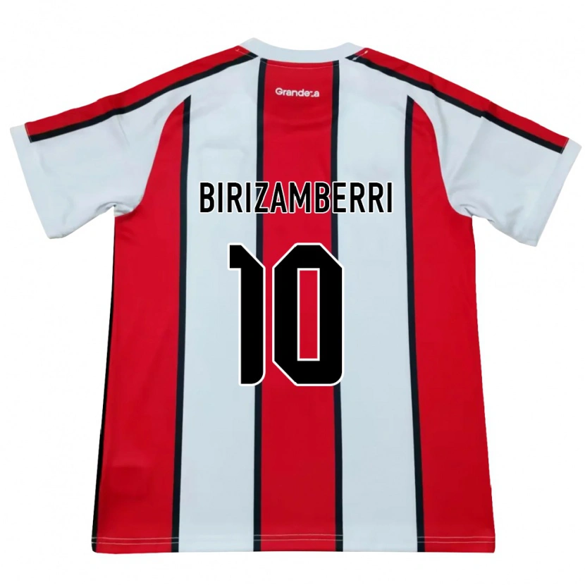 Danxen Män María Carolina Birizamberri Rivero #10 Vit Röd Svart Bortatröja Matchtröjor 2026/27 Tröjor T-Tröja