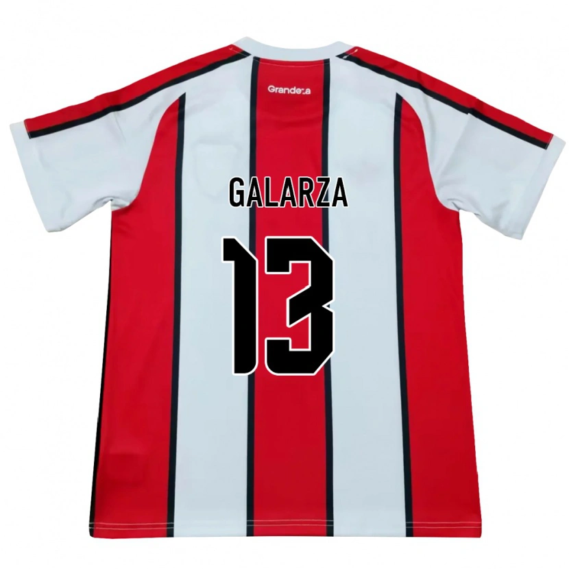 Danxen Män Tomás Galarza #13 Vit Röd Svart Bortatröja Matchtröjor 2026/27 Tröjor T-Tröja
