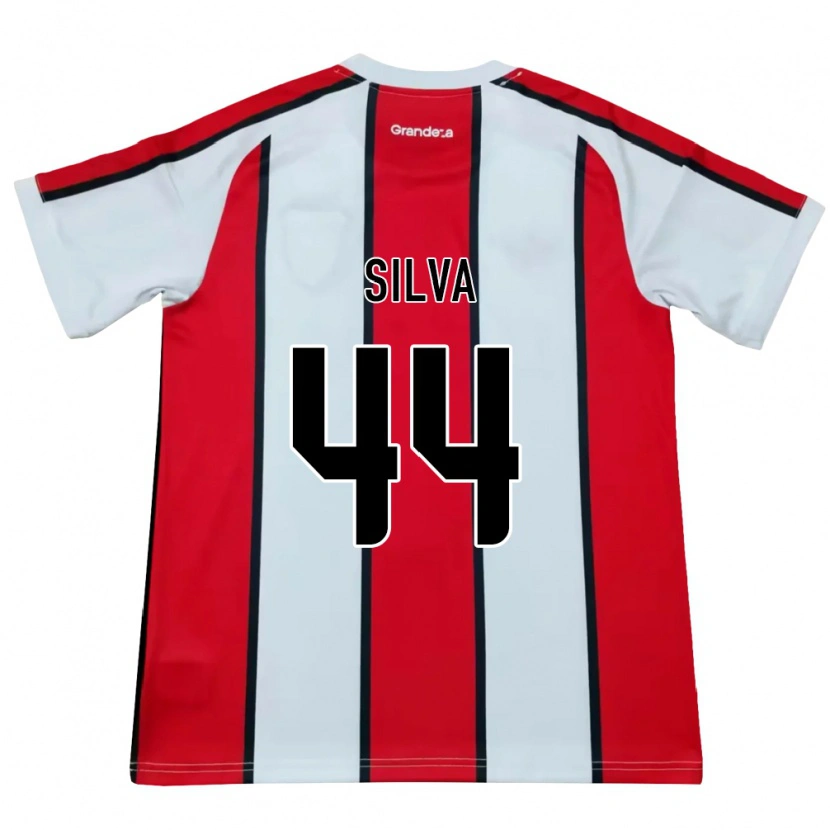 Danxen Män Lucas Silva #44 Vit Röd Svart Bortatröja Matchtröjor 2026/27 Tröjor T-Tröja
