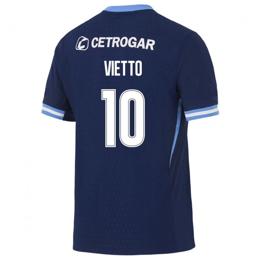 Danxen Män Luciano Vietto #10 Kungligt Blå Ljusblå Vit Bortatröja Matchtröjor 2026/27 Tröjor T-Tröja