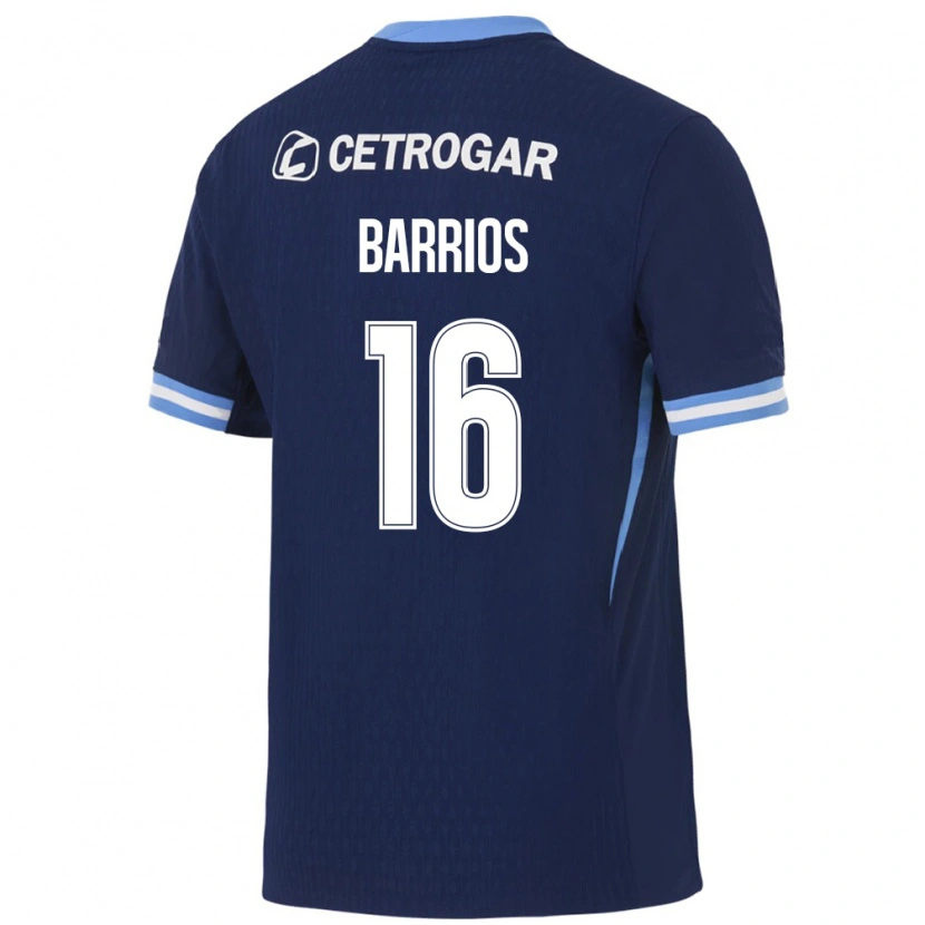Danxen Män Martín Barrios #16 Kungligt Blå Ljusblå Vit Bortatröja Matchtröjor 2026/27 Tröjor T-Tröja