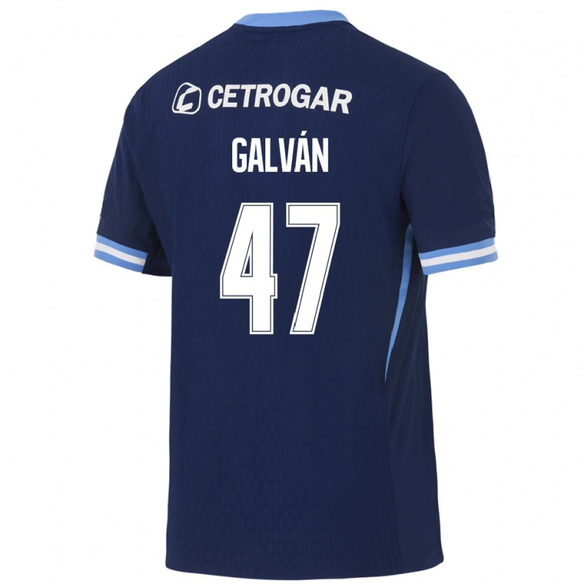 Danxen Män Ignacio Galvan #47 Kungligt Blå Ljusblå Vit Bortatröja Matchtröjor 2026/27 Tröjor T-Tröja