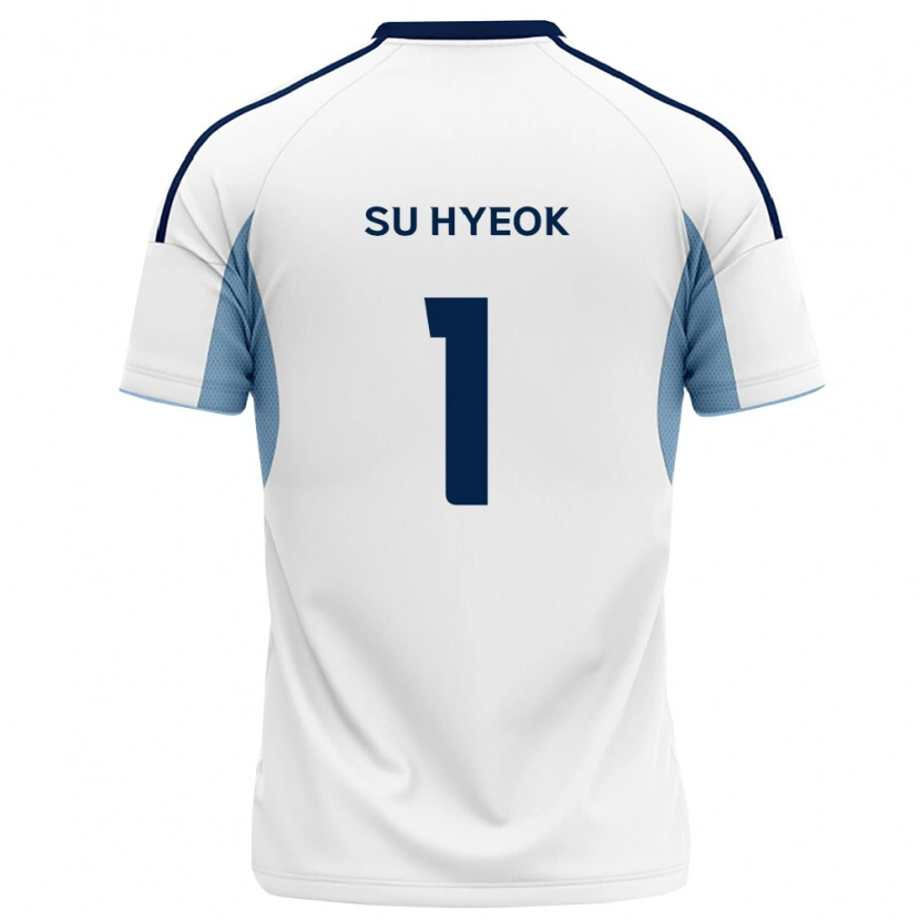 Danxen Män Su-Hyeok Jo #1 Kungligt Blå Vit Bortatröja Matchtröjor 2026/27 Tröjor T-Tröja