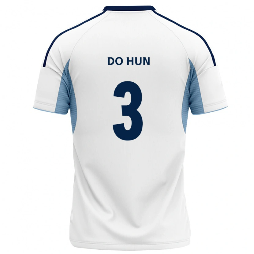 Danxen Män Do-Hun Kim #3 Kungligt Blå Vit Bortatröja Matchtröjor 2026/27 Tröjor T-Tröja