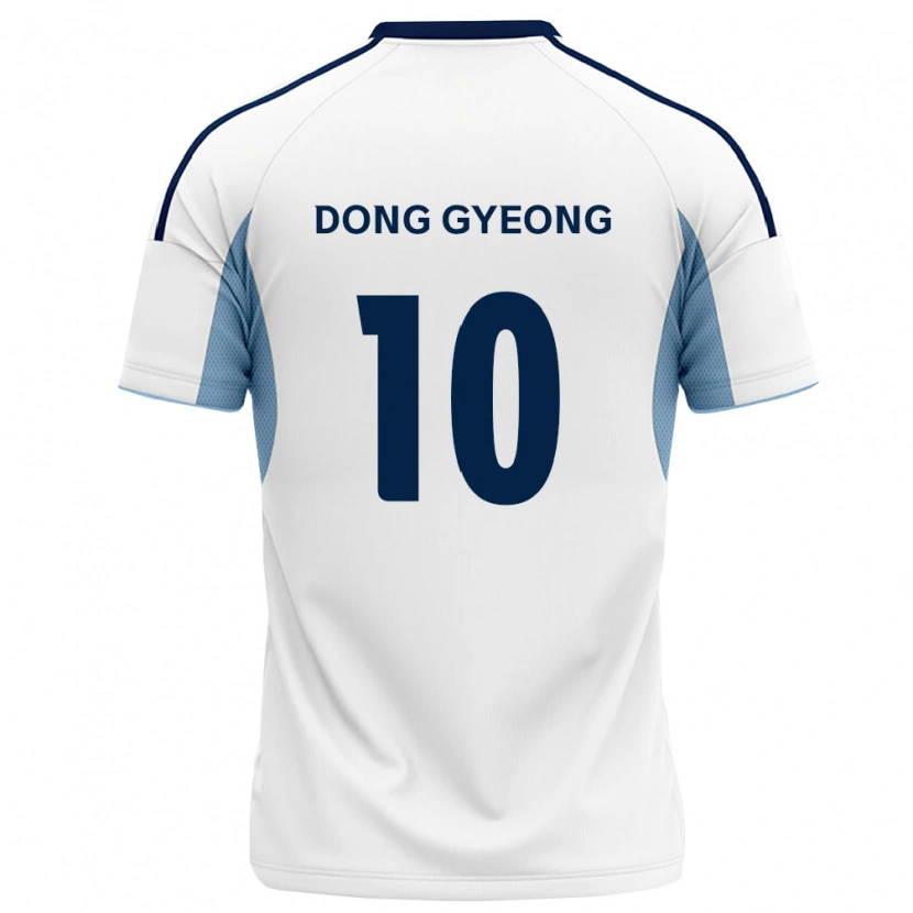 Danxen Män Dong-Gyeong Lee #10 Kungligt Blå Vit Bortatröja Matchtröjor 2026/27 Tröjor T-Tröja