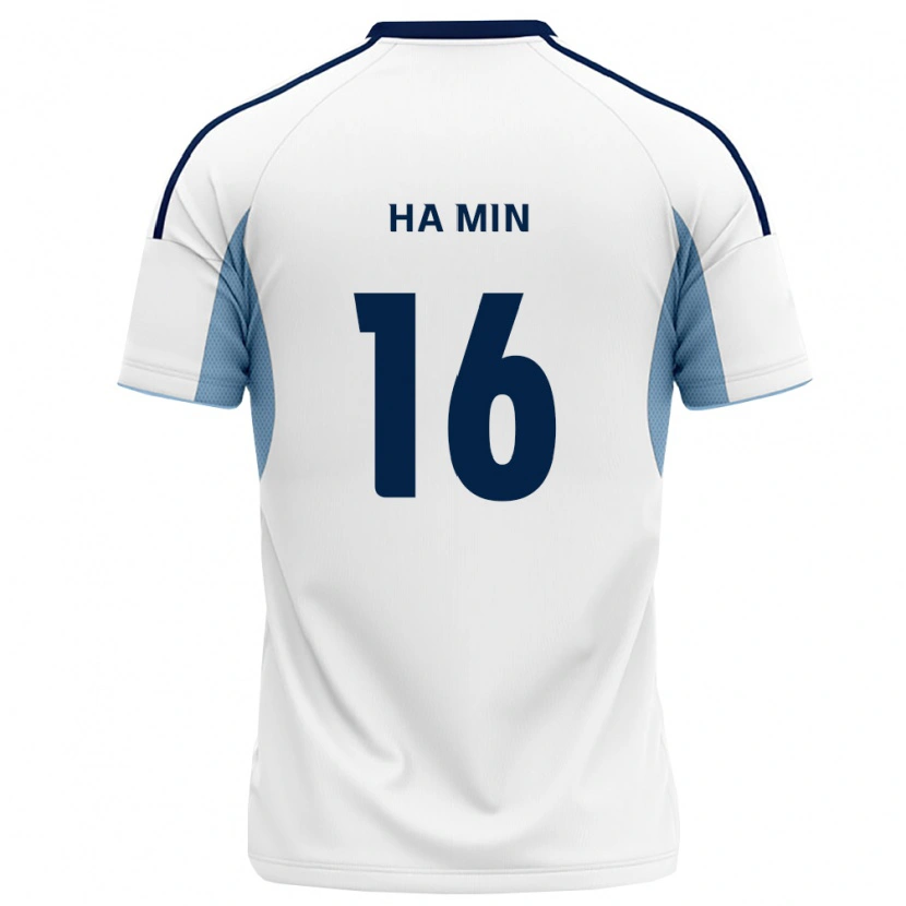 Danxen Män Ha-Min Kim #16 Kungligt Blå Vit Bortatröja Matchtröjor 2026/27 Tröjor T-Tröja