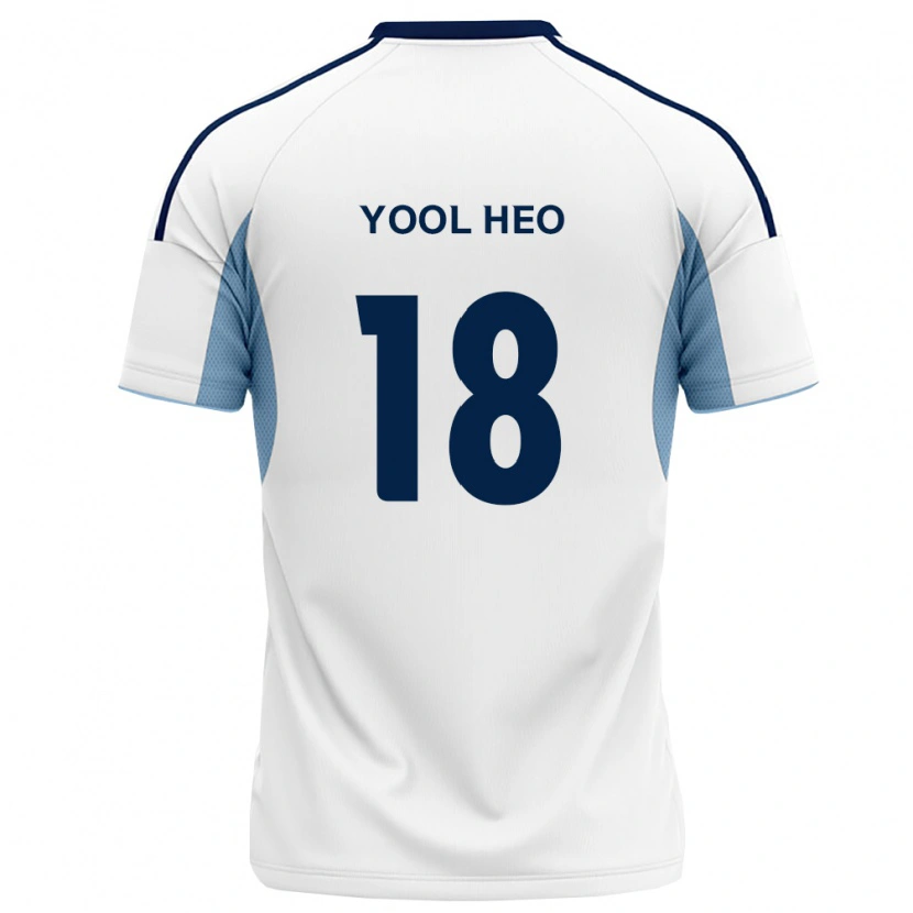 Danxen Män Yool Heo #18 Kungligt Blå Vit Bortatröja Matchtröjor 2026/27 Tröjor T-Tröja