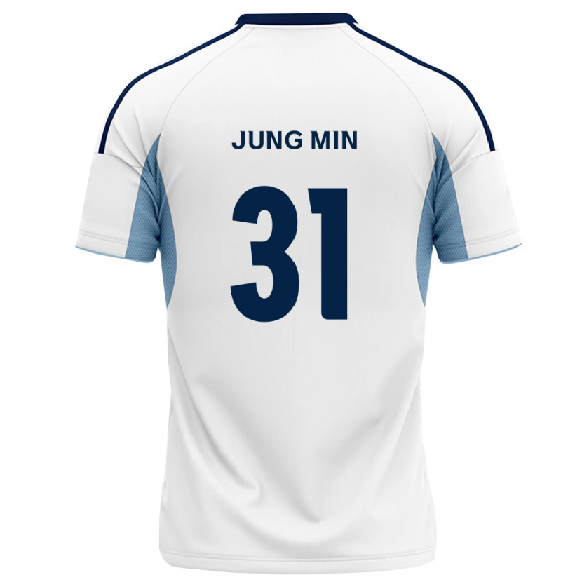Danxen Män Jung-Min Han #31 Kungligt Blå Vit Bortatröja Matchtröjor 2026/27 Tröjor T-Tröja