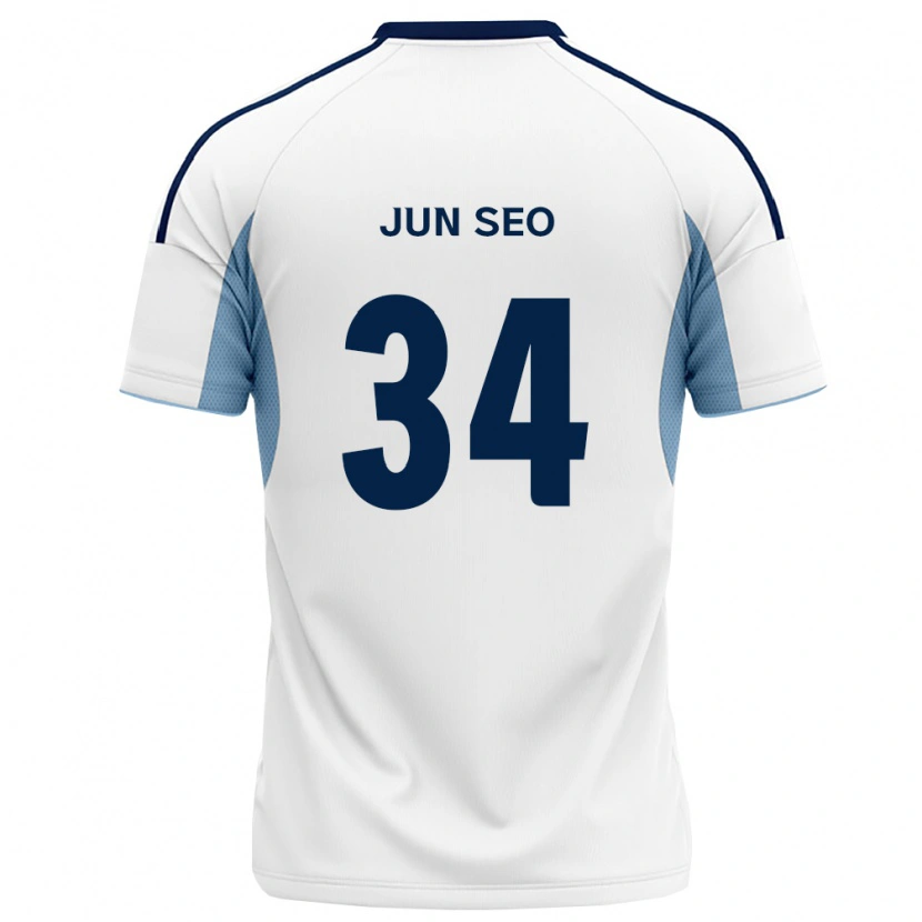 Danxen Män Jun-Seo Kim #34 Kungligt Blå Vit Bortatröja Matchtröjor 2026/27 Tröjor T-Tröja