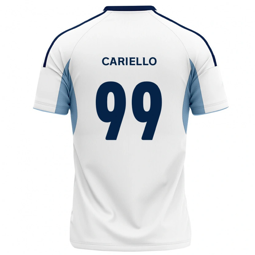 Danxen Män Yago Cariello #99 Kungligt Blå Vit Bortatröja Matchtröjor 2026/27 Tröjor T-Tröja