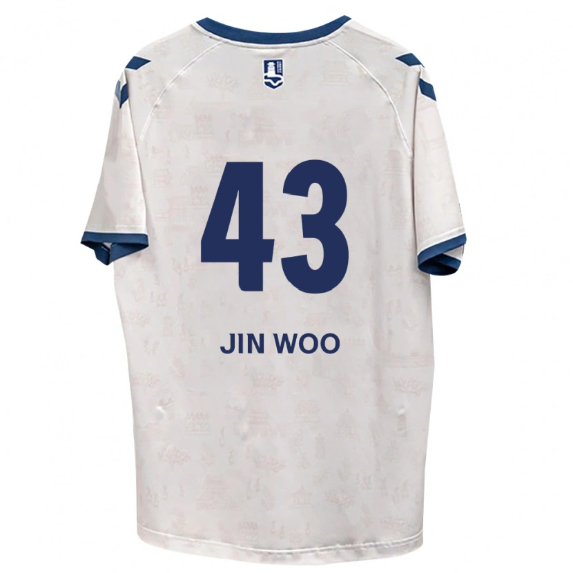 Danxen Män Jin-Woo Park #43 Kungligt Blå Vit Bortatröja Matchtröjor 2026/27 Tröjor T-Tröja