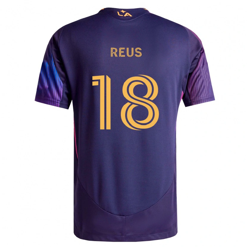 Danxen Män Marco Reus #18 Mörklila Gul Bortatröja Matchtröjor 2026/27 Tröjor T-Tröja