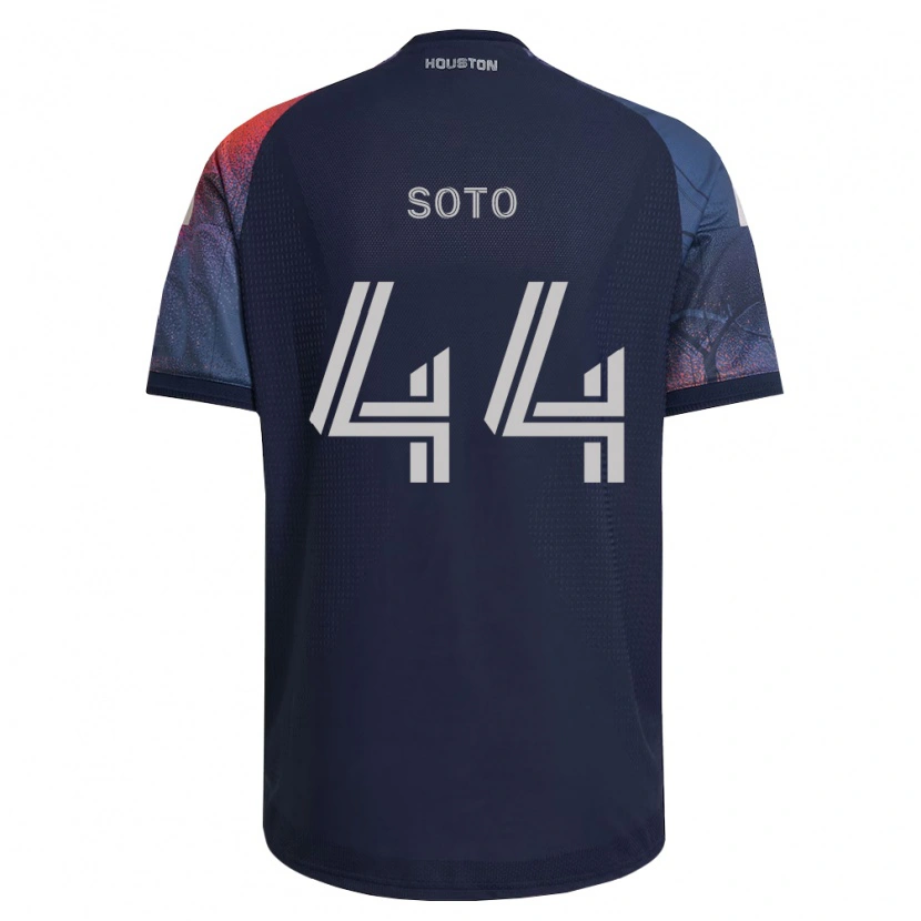 Danxen Män Ezekiel Soto #44 Mörkblå Vit Orange Bortatröja Matchtröjor 2026/27 Tröjor T-Tröja