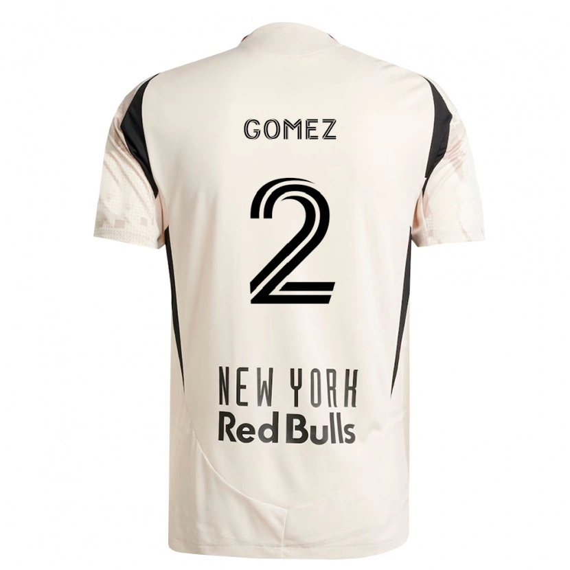 Danxen Män Álex Gómez #2 Off-White Röd Svart Bortatröja Matchtröjor 2026/27 Tröjor T-Tröja