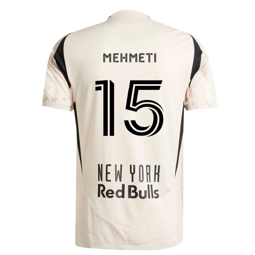 Danxen Män Adri Mehmeti #15 Off-White Röd Svart Bortatröja Matchtröjor 2026/27 Tröjor T-Tröja
