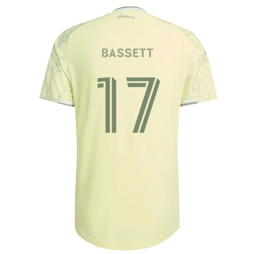 Danxen Män Cole Bassett #17 Beige Vit Bortatröja Matchtröjor 2026/27 Tröjor T-Tröja
