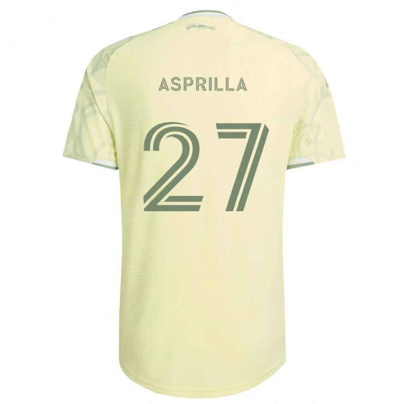 Danxen Män Dairon Asprilla #27 Beige Vit Bortatröja Matchtröjor 2026/27 Tröjor T-Tröja