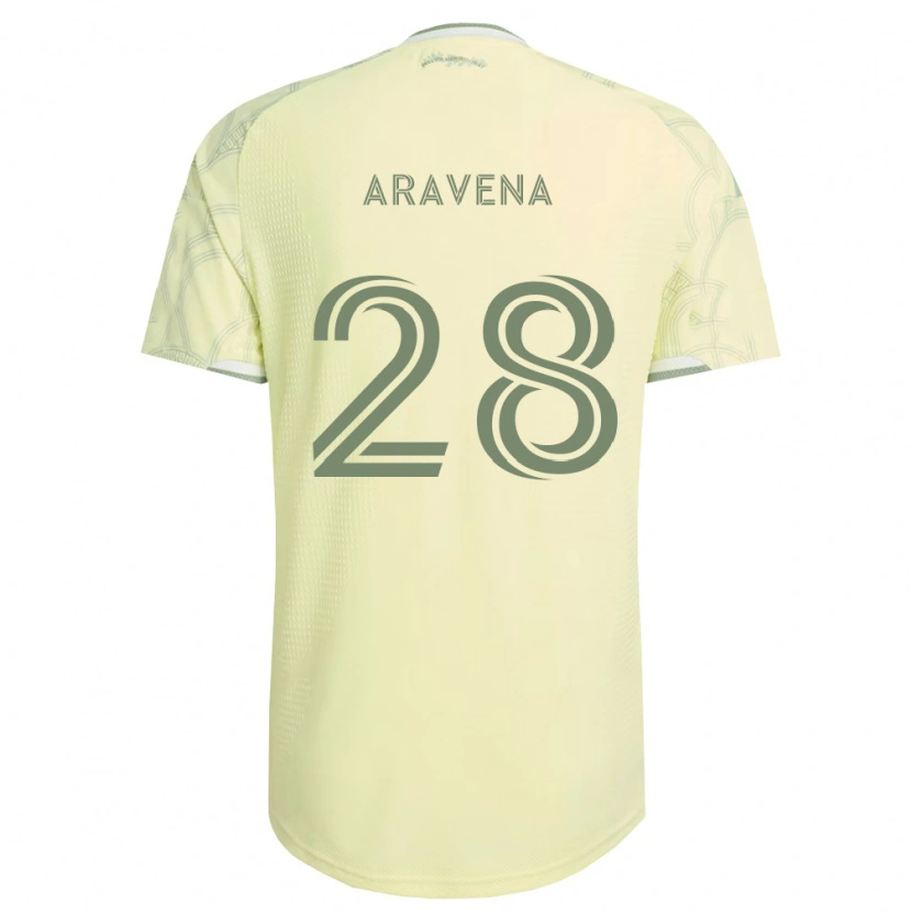 Danxen Män Alexander Aravena #28 Beige Vit Bortatröja Matchtröjor 2026/27 Tröjor T-Tröja