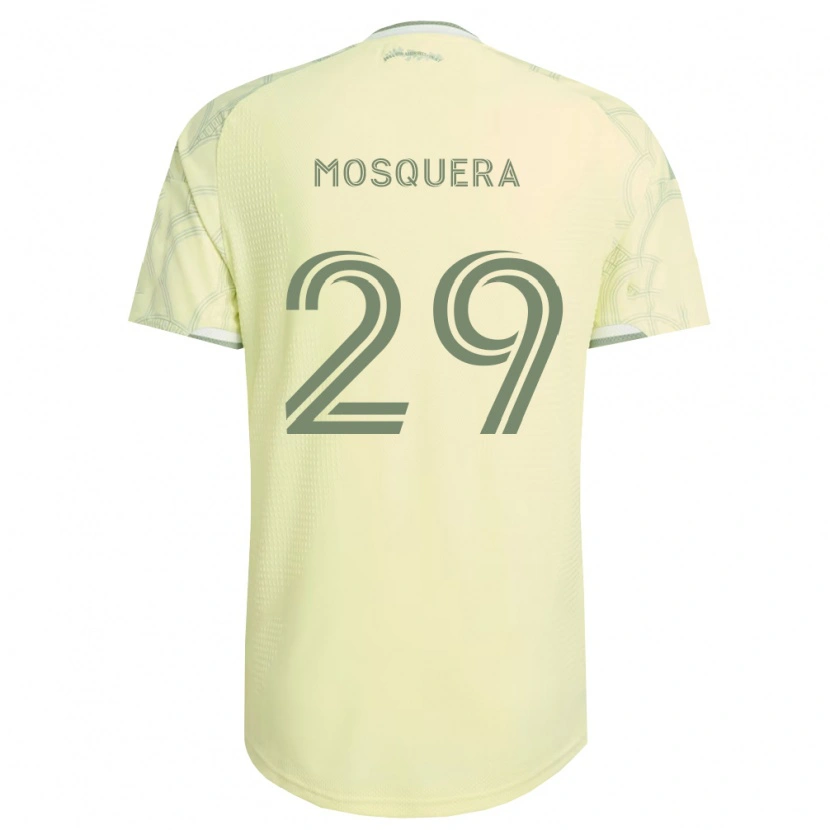 Danxen Män Juan Mosquera #29 Beige Vit Bortatröja Matchtröjor 2026/27 Tröjor T-Tröja