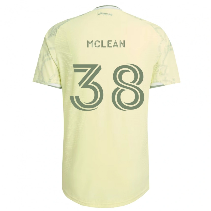 Danxen Män Justin Mclean #38 Beige Vit Bortatröja Matchtröjor 2026/27 Tröjor T-Tröja