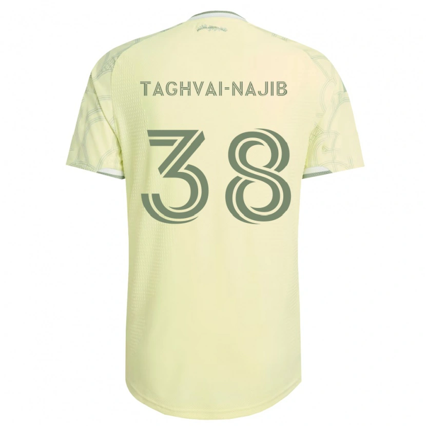Danxen Män Braxton Taghvai-Najib #38 Beige Vit Bortatröja Matchtröjor 2026/27 Tröjor T-Tröja