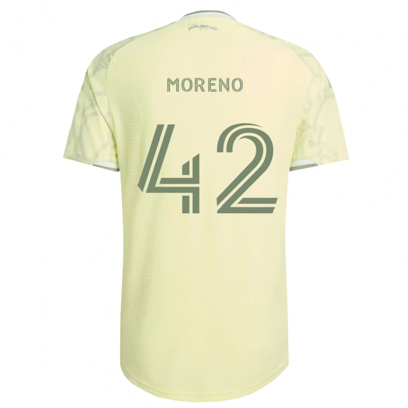 Danxen Män Alexis Moreno #42 Beige Vit Bortatröja Matchtröjor 2026/27 Tröjor T-Tröja