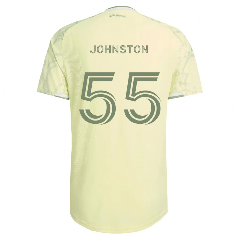 Danxen Män Malcolm Johnston #55 Beige Vit Bortatröja Matchtröjor 2026/27 Tröjor T-Tröja