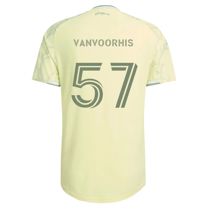 Danxen Män Bryce Vanvoorhis #57 Beige Vit Bortatröja Matchtröjor 2026/27 Tröjor T-Tröja