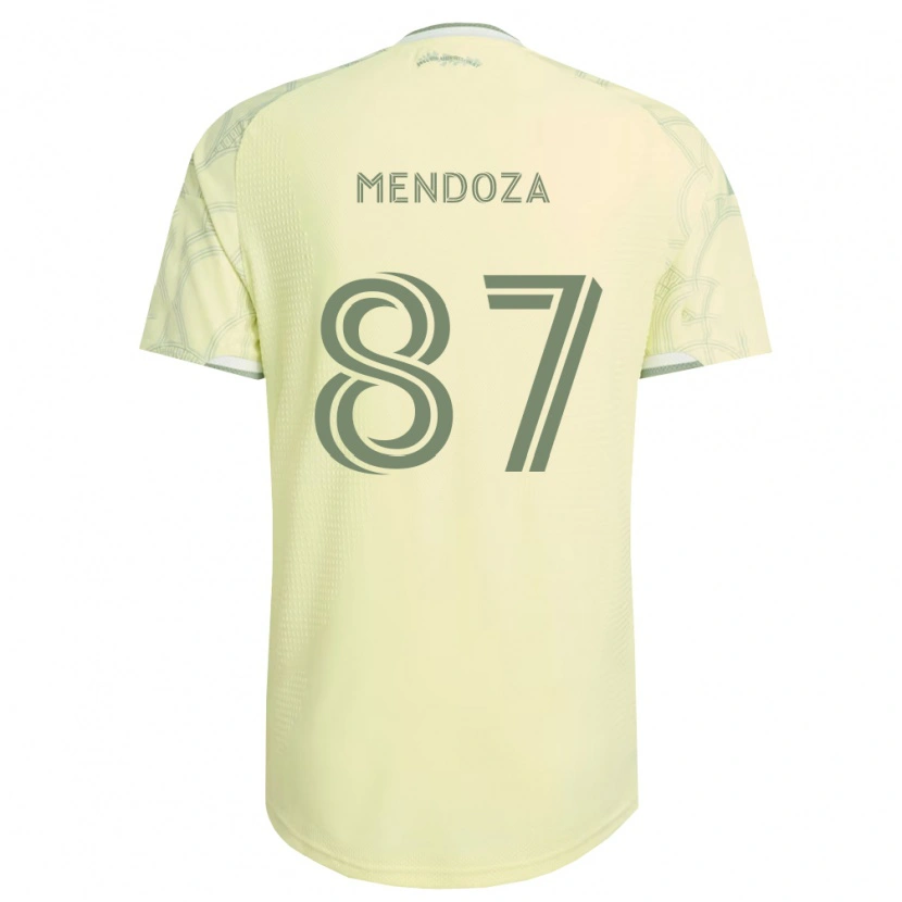 Danxen Män Christian Mendoza #87 Beige Vit Bortatröja Matchtröjor 2026/27 Tröjor T-Tröja