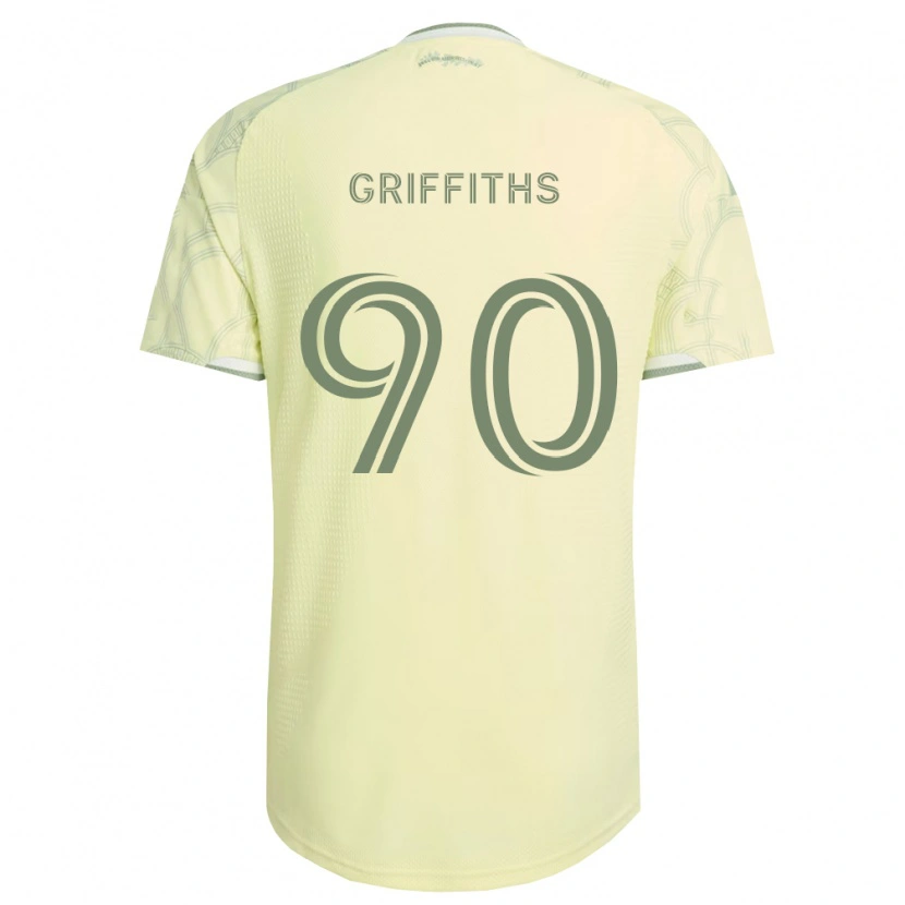Danxen Män Reo Griffiths #90 Beige Vit Bortatröja Matchtröjor 2026/27 Tröjor T-Tröja