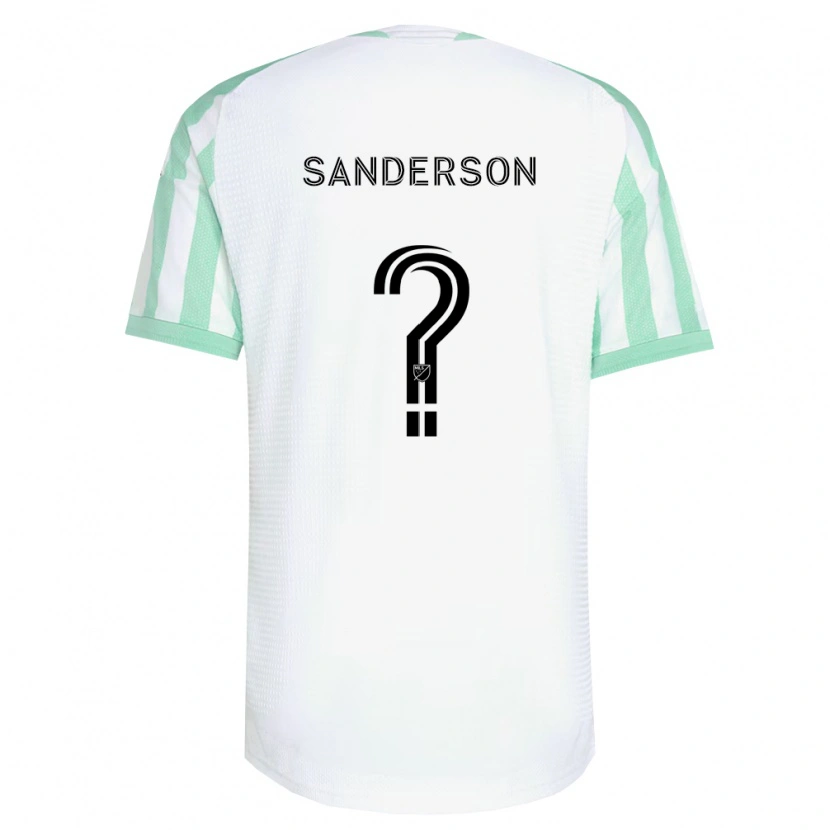 Danxen Män Spencer Sanderson #0 Ljusgrön Svart Vit Bortatröja Matchtröjor 2026/27 Tröjor T-Tröja