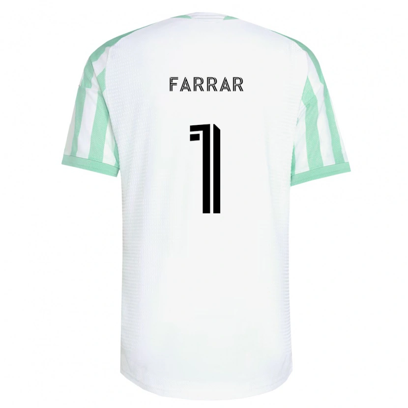 Danxen Män Charlie Farrar #1 Ljusgrön Svart Vit Bortatröja Matchtröjor 2026/27 Tröjor T-Tröja