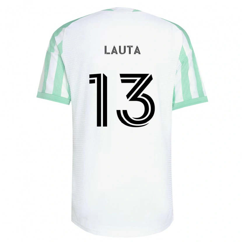 Danxen Män Erik Lauta #13 Ljusgrön Svart Vit Bortatröja Matchtröjor 2026/27 Tröjor T-Tröja