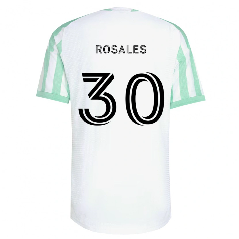 Danxen Män Joseph Rosales #30 Ljusgrön Svart Vit Bortatröja Matchtröjor 2026/27 Tröjor T-Tröja