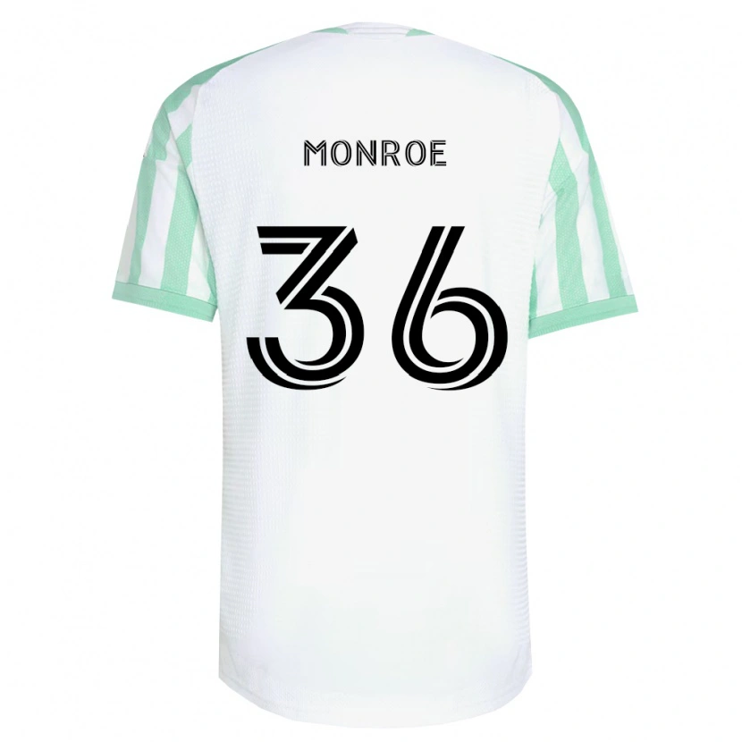 Danxen Män Greg Monroe #36 Ljusgrön Svart Vit Bortatröja Matchtröjor 2026/27 Tröjor T-Tröja