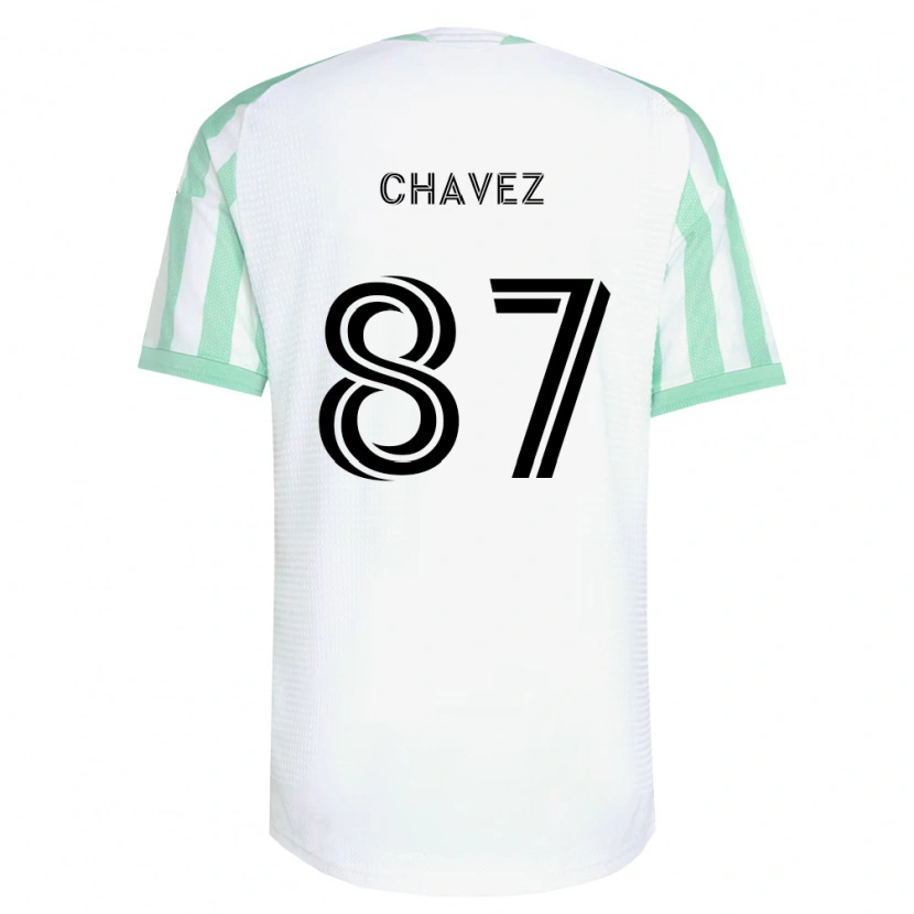 Danxen Män Alfonso Ocampo-Chávez #87 Ljusgrön Svart Vit Bortatröja Matchtröjor 2026/27 Tröjor T-Tröja