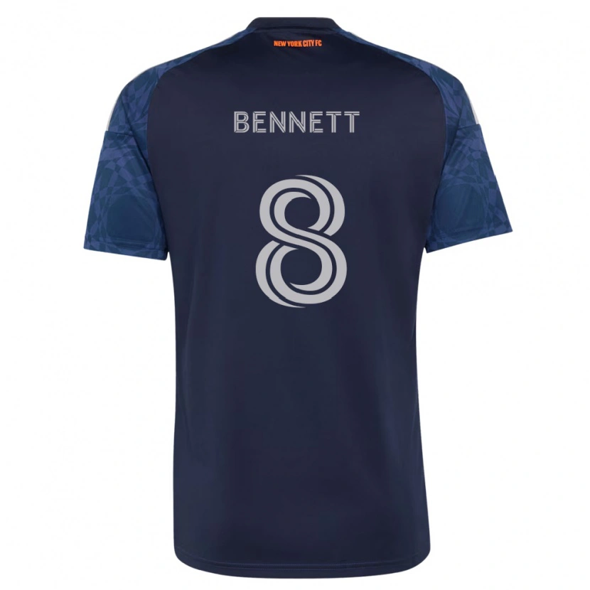 Danxen Män Jaheem Bennett #8 Mörkblå Vit Bortatröja Matchtröjor 2026/27 Tröjor T-Tröja