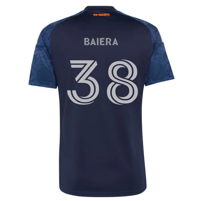 Danxen Män Drew Baiera #38 Mörkblå Vit Bortatröja Matchtröjor 2026/27 Tröjor T-Tröja