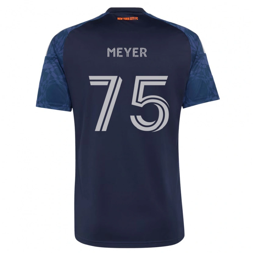 Danxen Män Will Meyer #75 Mörkblå Vit Bortatröja Matchtröjor 2026/27 Tröjor T-Tröja