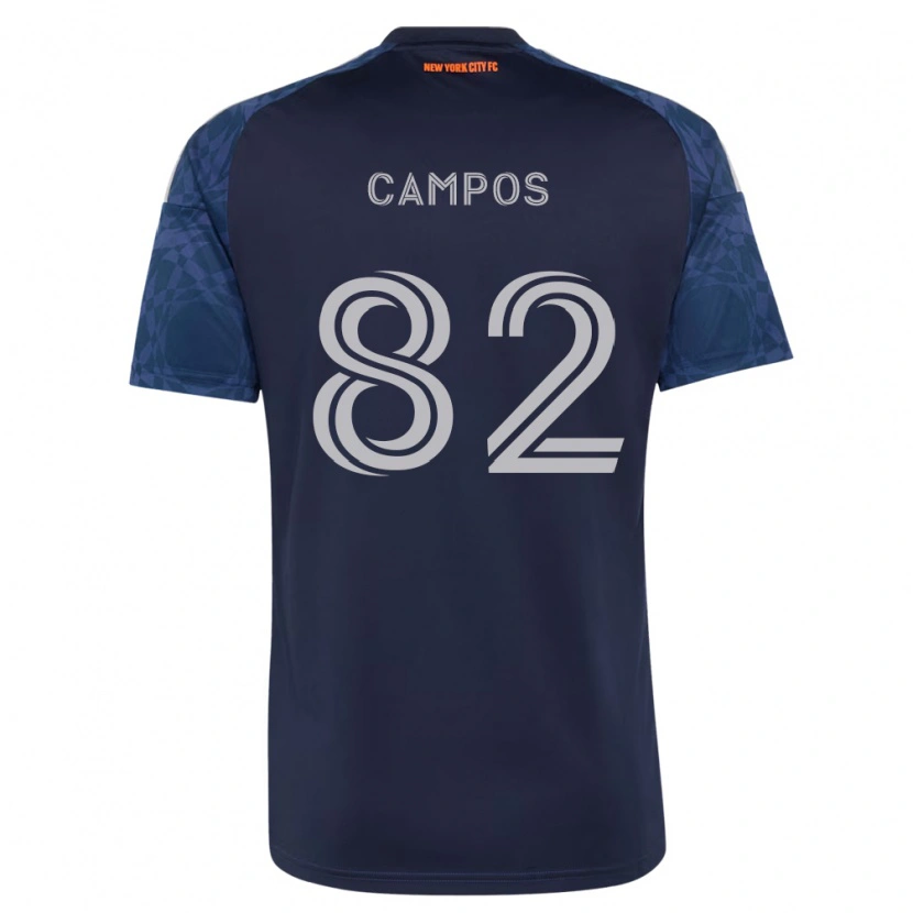 Danxen Män Adonis Campos #82 Mörkblå Vit Bortatröja Matchtröjor 2026/27 Tröjor T-Tröja