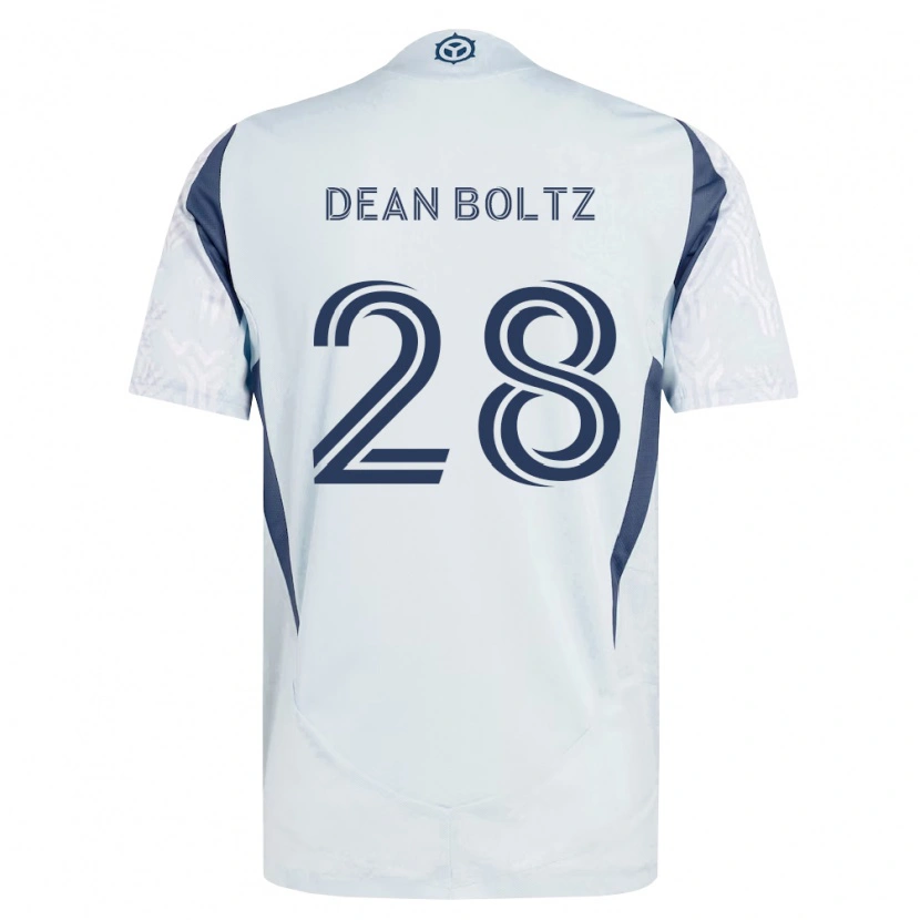Danxen Män Dean Boltz #28 Blågrå Vit Bortatröja Matchtröjor 2026/27 Tröjor T-Tröja
