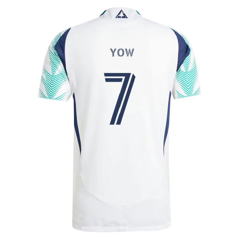 Danxen Män Griffin Yow #7 Vit Marinblå Ljusgrön Bortatröja Matchtröjor 2026/27 Tröjor T-Tröja