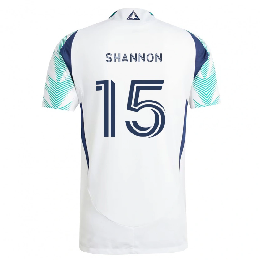 Danxen Män Jake Shannon #15 Vit Marinblå Ljusgrön Bortatröja Matchtröjor 2026/27 Tröjor T-Tröja