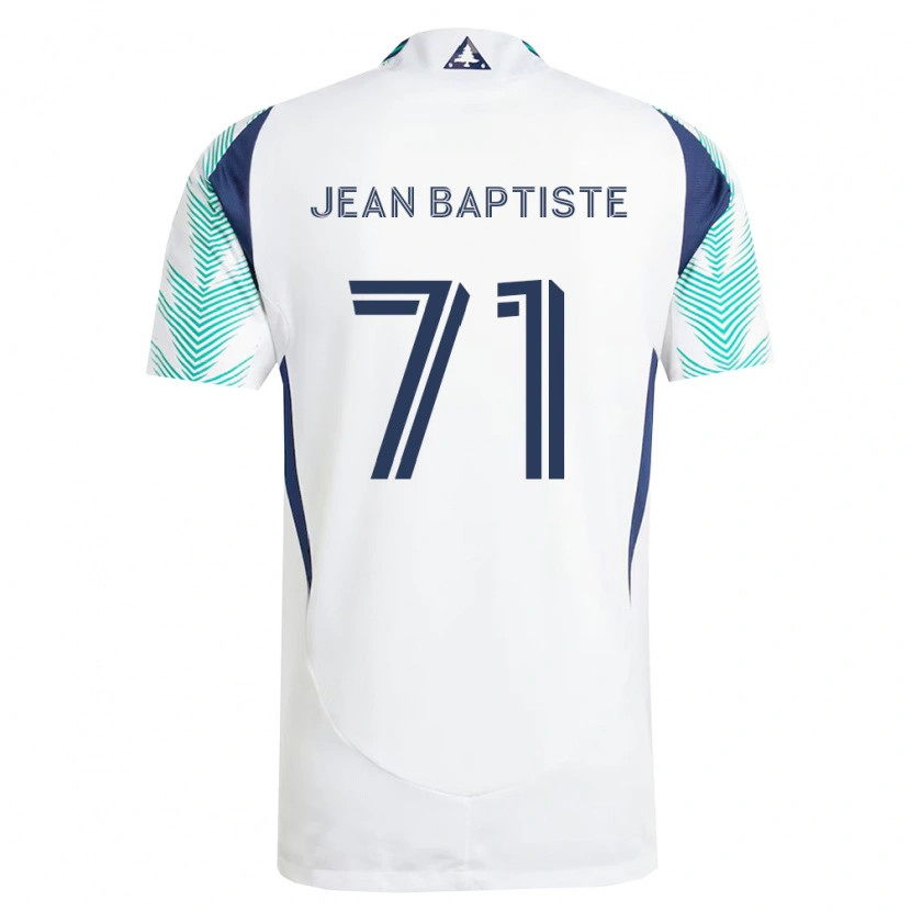 Danxen Män Matthew Jean Baptiste #71 Vit Marinblå Ljusgrön Bortatröja Matchtröjor 2026/27 Tröjor T-Tröja
