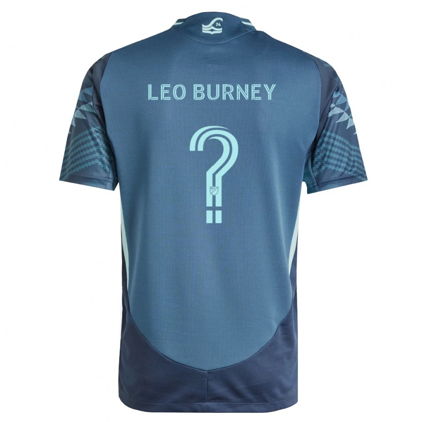 Danxen Män Leo Burney #0 Marinblå Grön Bortatröja Matchtröjor 2026/27 Tröjor T-Tröja
