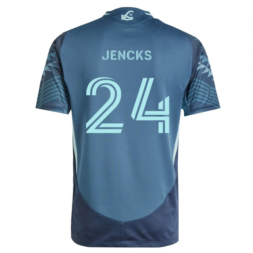 Danxen Män India Jencks #24 Marinblå Grön Bortatröja Matchtröjor 2026/27 Tröjor T-Tröja