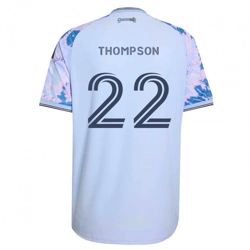 Danxen Män Tommy Thompson #22 Kungligt Blå Vit Svart Bortatröja Matchtröjor 2026/27 Tröjor T-Tröja