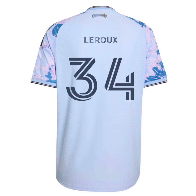 Danxen Män Beau Leroux #34 Kungligt Blå Vit Svart Bortatröja Matchtröjor 2026/27 Tröjor T-Tröja