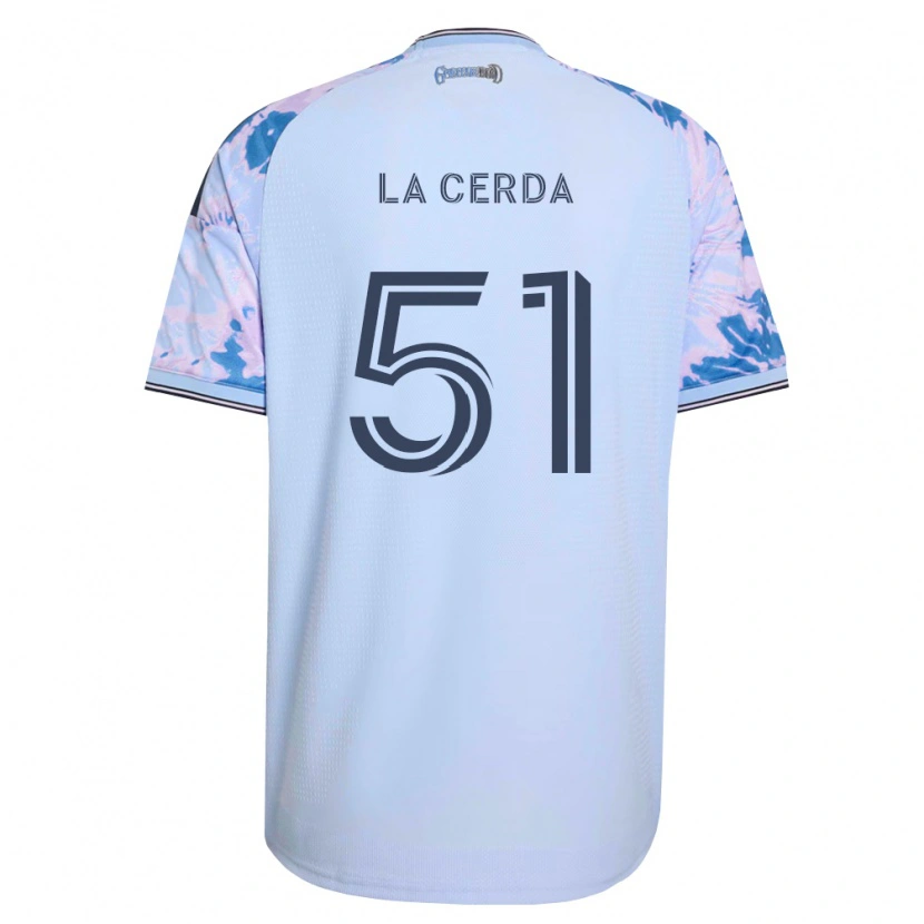 Danxen Män Eric De La Cerda #51 Kungligt Blå Vit Svart Bortatröja Matchtröjor 2026/27 Tröjor T-Tröja