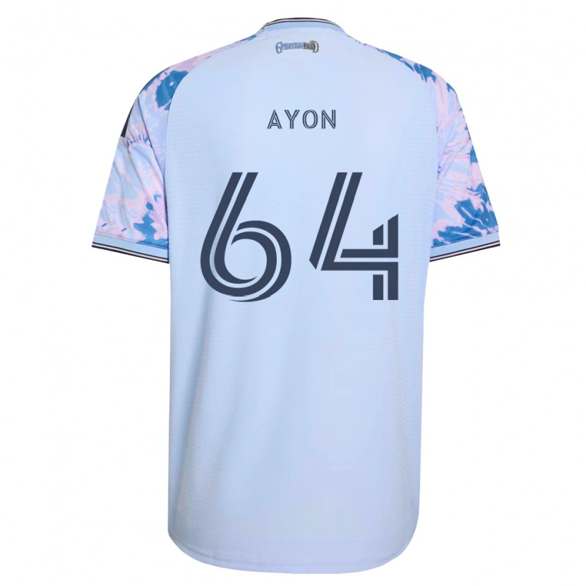 Danxen Män Jerry Ayon #64 Kungligt Blå Vit Svart Bortatröja Matchtröjor 2026/27 Tröjor T-Tröja